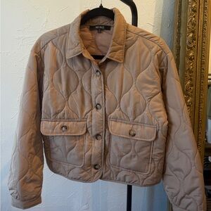 Tan Quilted Jacket